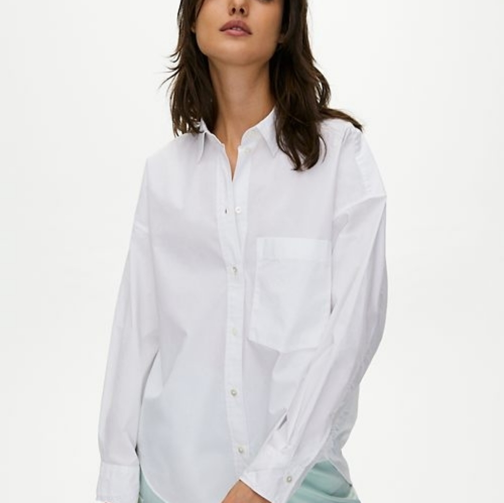 Aritzia The Group by Babaton Everyday Button Up NWT